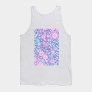 Pastel Jaw Breaker Abstract Polka Dots Pattern Tank Top